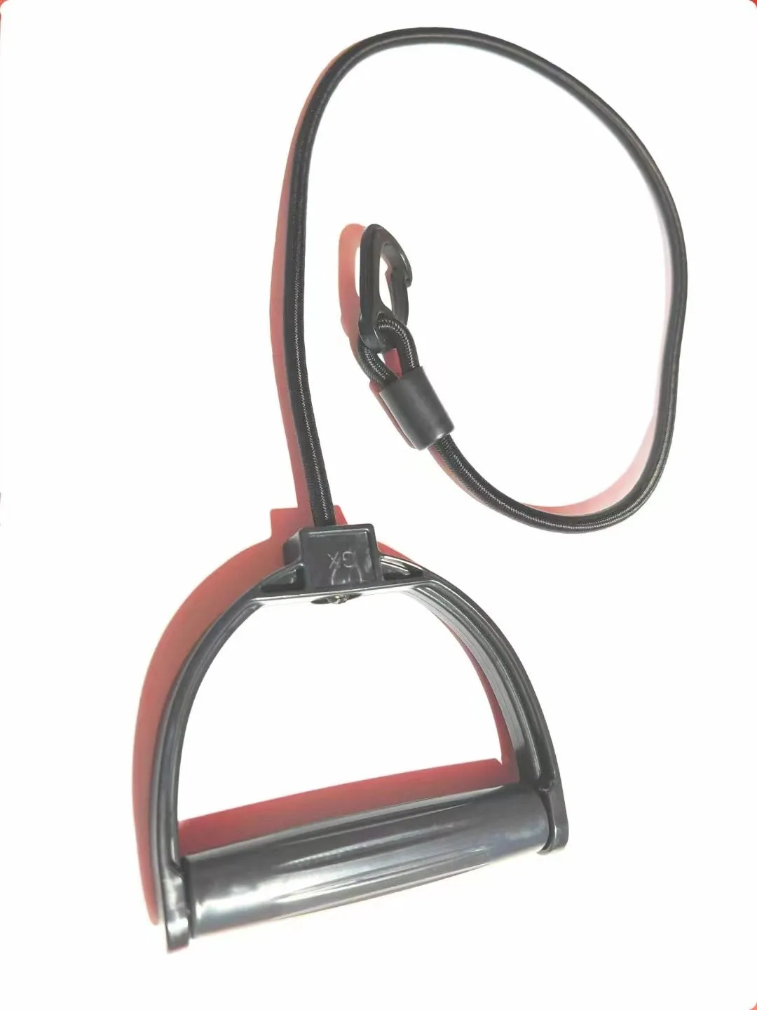 Power Plate treadmill drawstring with red sponge plastic handle