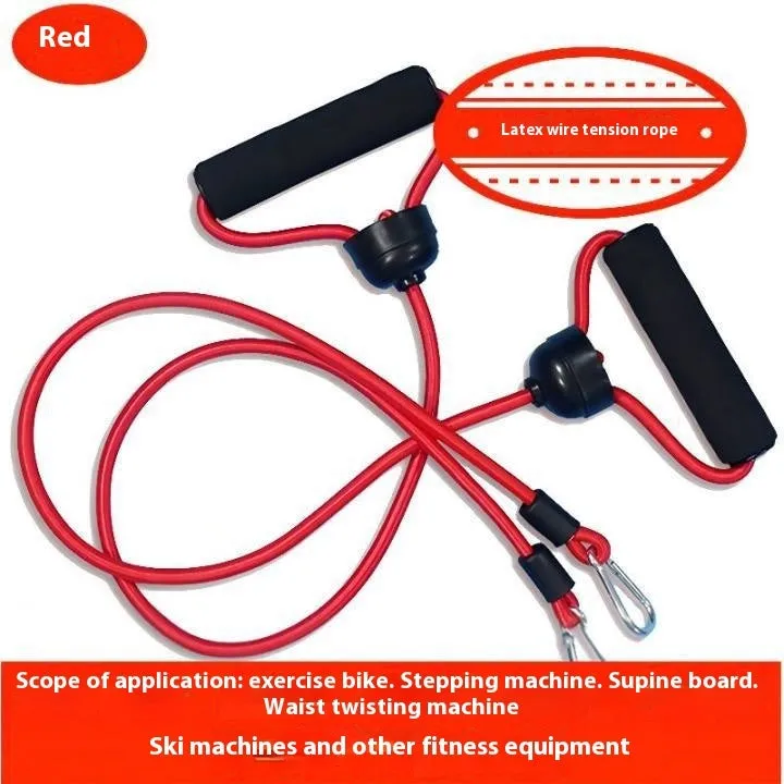 Power Plate treadmill drawstring with red sponge plastic handle