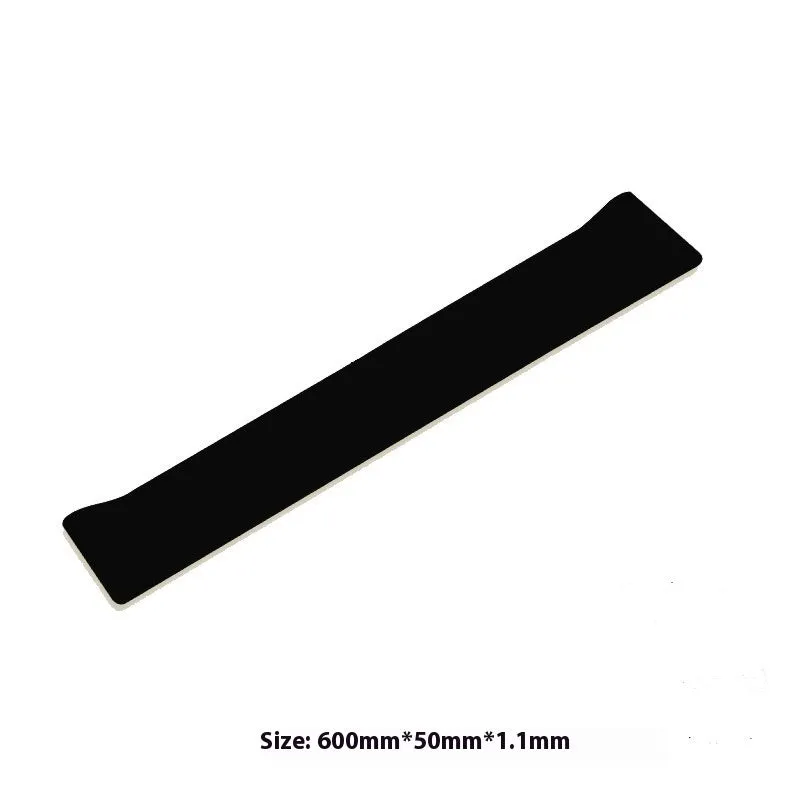 Silicone yoga tension strap in multiple colours with 600mm length and 50mm width on white background