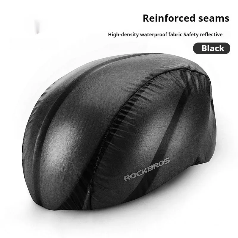 Bicycle rainproof dust cover plastic helmet in free size for mountain and highway riding