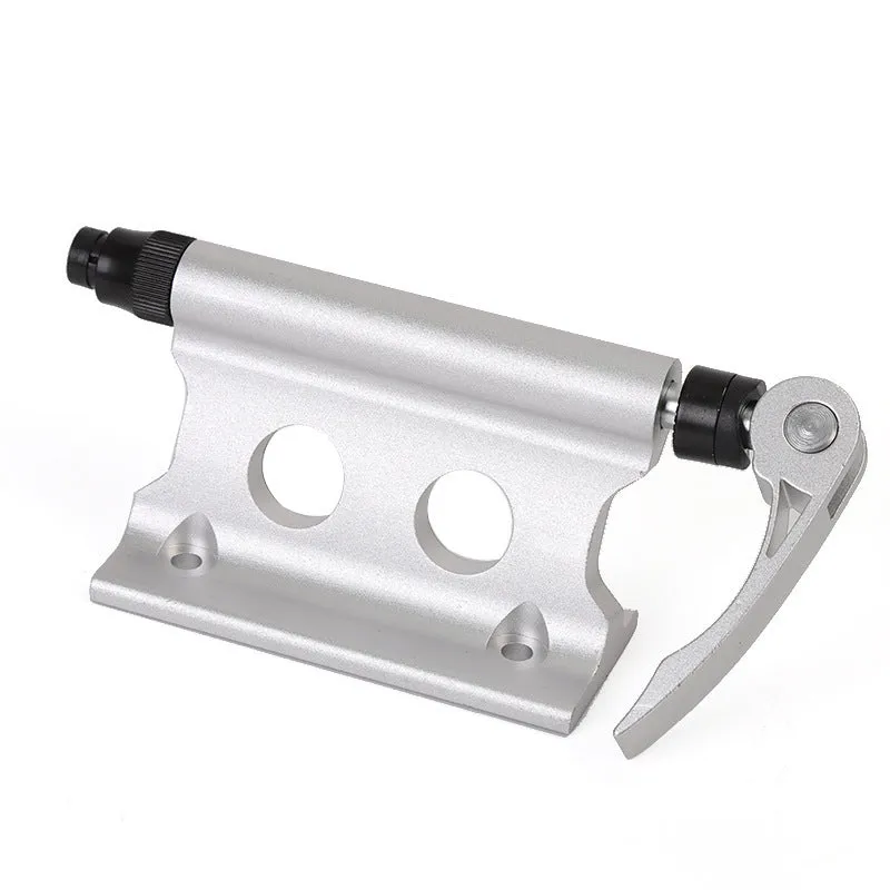 Silver metal bicycle front fork quick release fixing clip for SUV modification