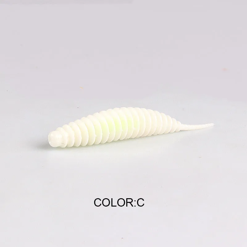 49mm 0.9g micro soft lure in colour option, 20 piece pack for finesse fishing
