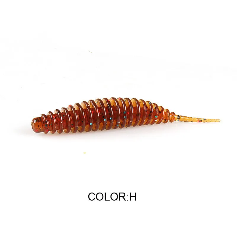49mm 0.9g micro soft lure in colour option, 20 piece pack for finesse fishing