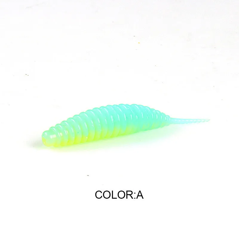 49mm 0.9g micro soft lure in colour option, 20 piece pack for finesse fishing