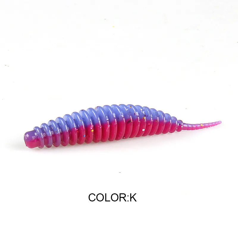49mm 0.9g micro soft lure in colour option, 20 piece pack for finesse fishing