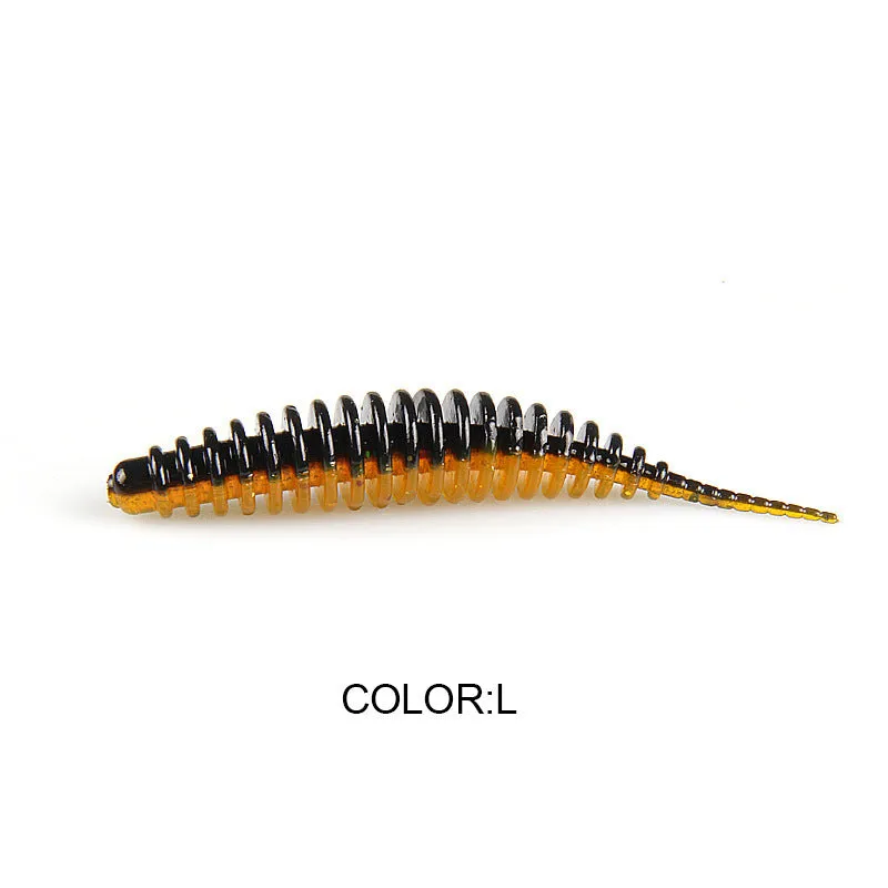 49mm 0.9g micro soft lure in colour option, 20 piece pack for finesse fishing