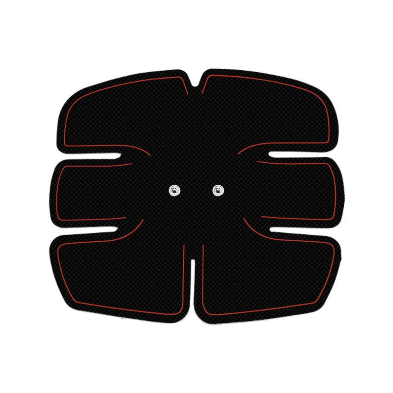 Portable EMS smart muscle stimulator with three hosts and hydrogel pads for arm and abdomen training