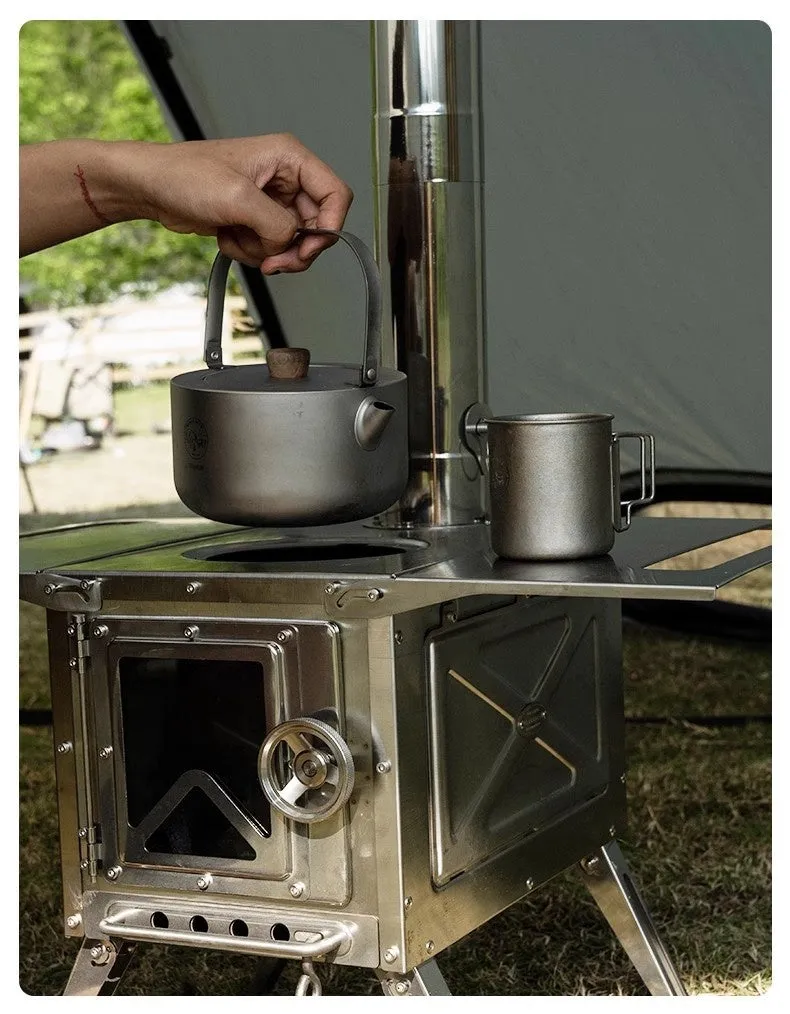 Yi titanium kettle 1.2L ultra-light camping outdoor boiling teapot