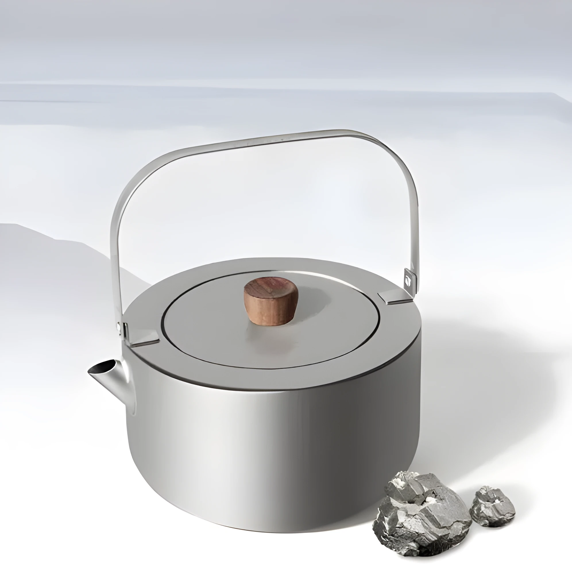 Yi titanium kettle 1.2L ultra-light camping outdoor boiling teapot