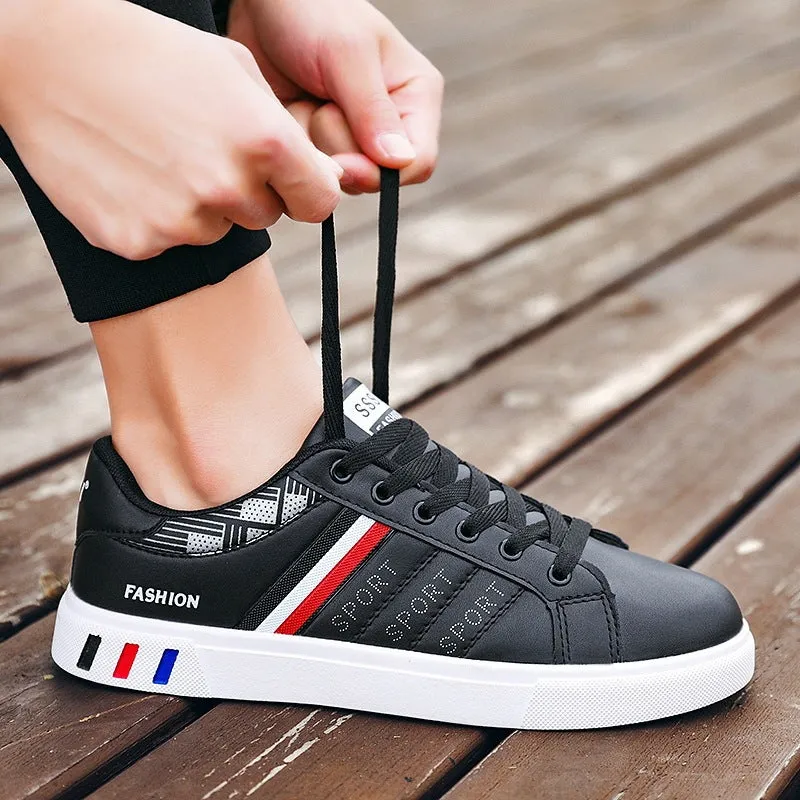 Mesh shallow mouth low-cut breathable shoes in white with composite sole flat heel round toe