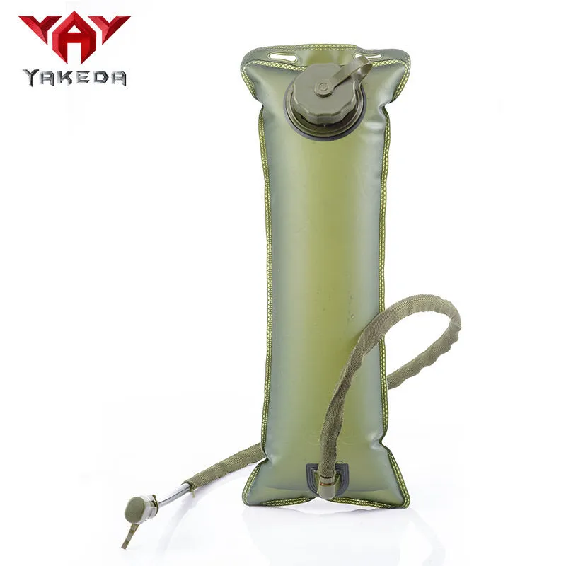Tactical water bag in jungle camouflage made from 600D Oxford cloth, 46cm length, for outdoor sports and camping