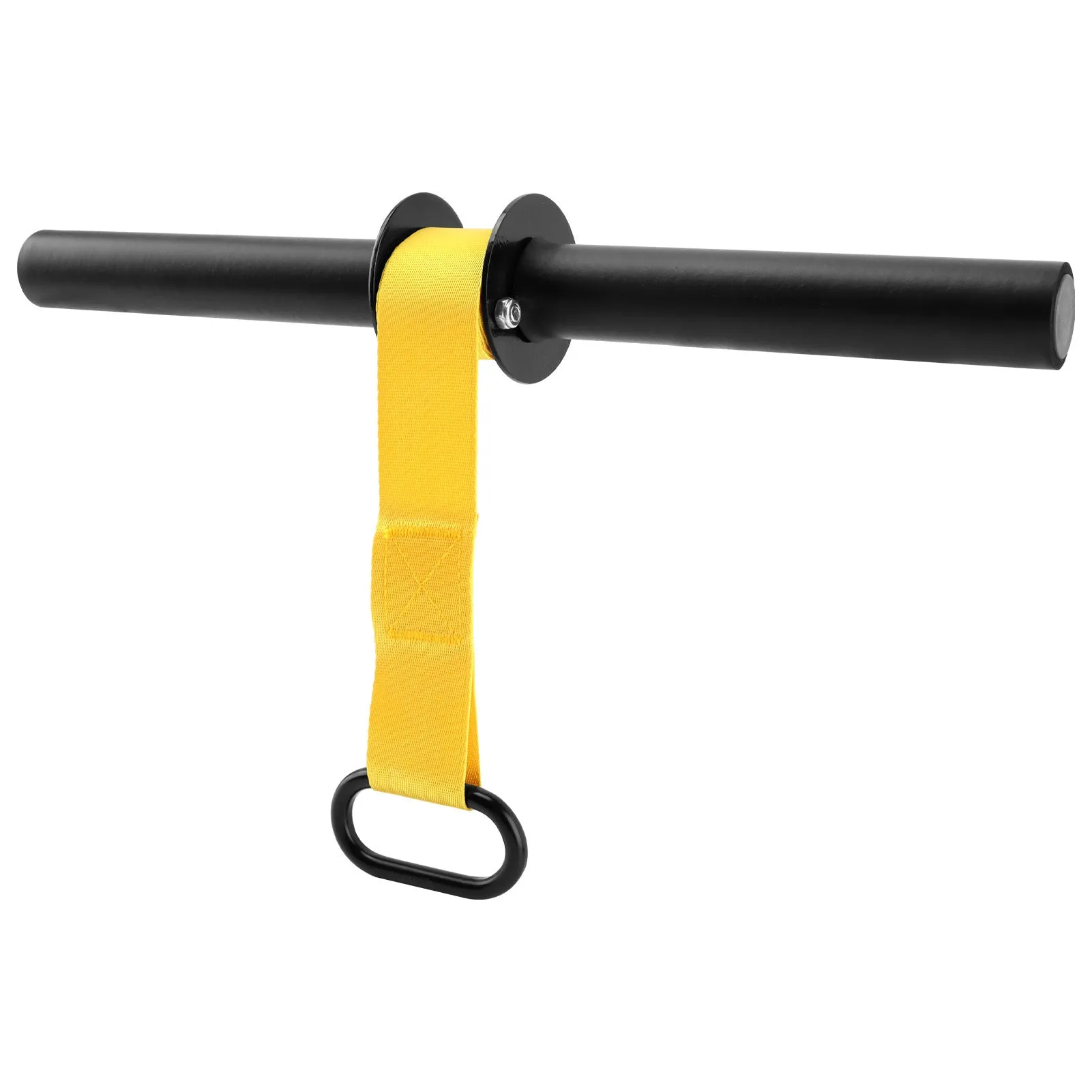 Plastic wrist forearm trainer with black rope and yellow width option for home fitness equipment
