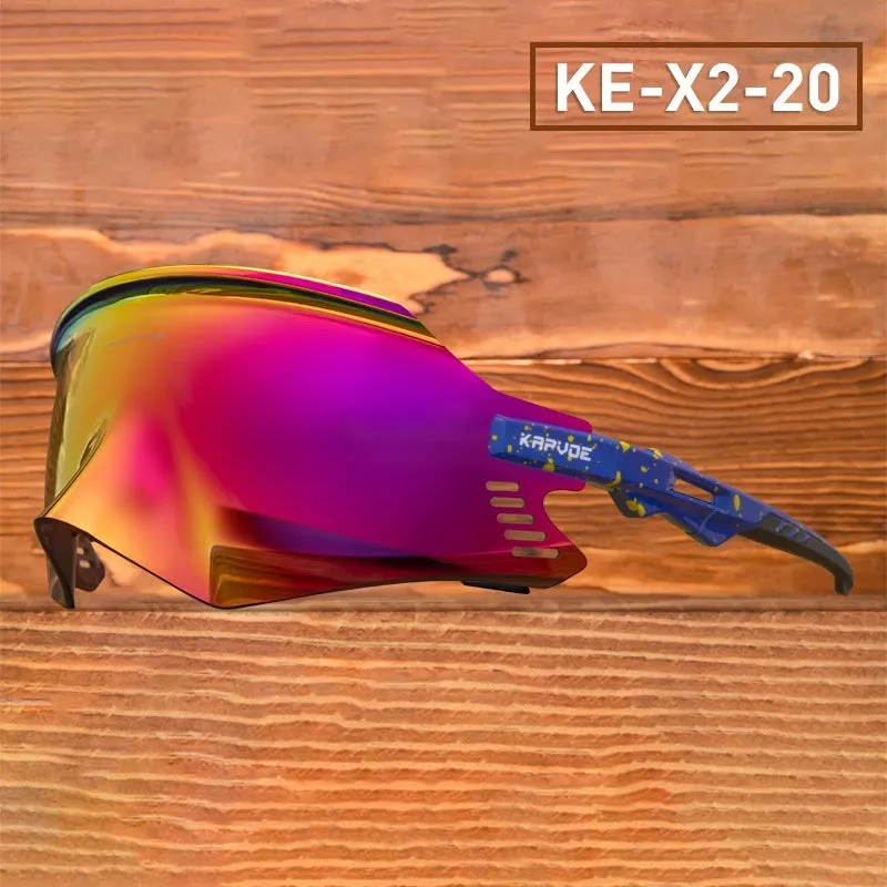 TR90 frameless sports sunglasses for riding and running, unisex design, KE-X2 series frame