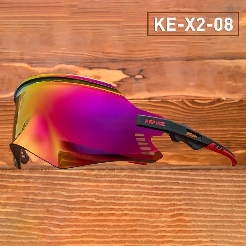 TR90 frameless sports sunglasses for riding and running, unisex design, KE-X2 series frame