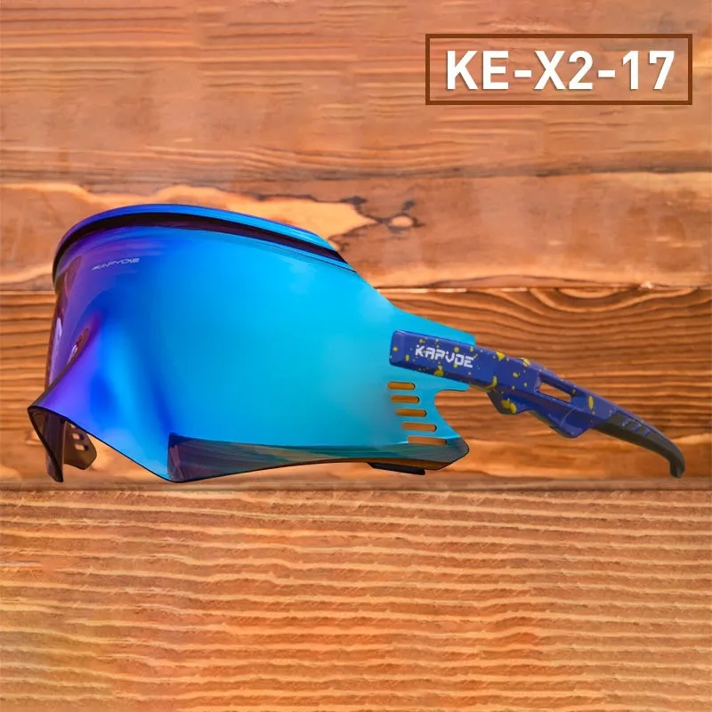 TR90 frameless sports sunglasses for riding and running, unisex design, KE-X2 series frame