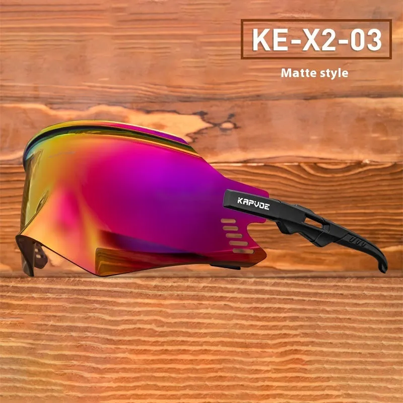 TR90 frameless sports sunglasses for riding and running, unisex design, KE-X2 series frame