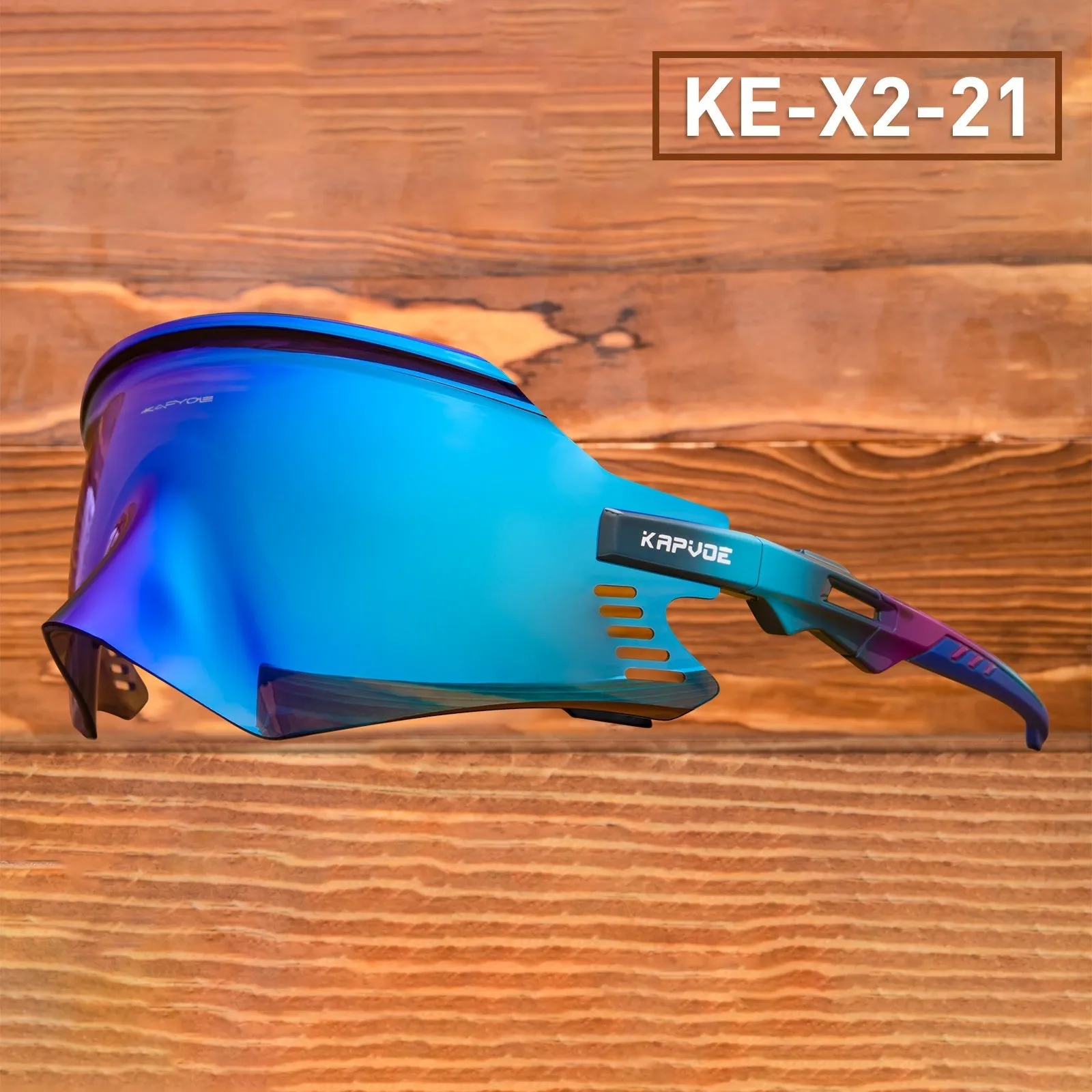 TR90 frameless sports sunglasses for riding and running, unisex design, KE-X2 series frame