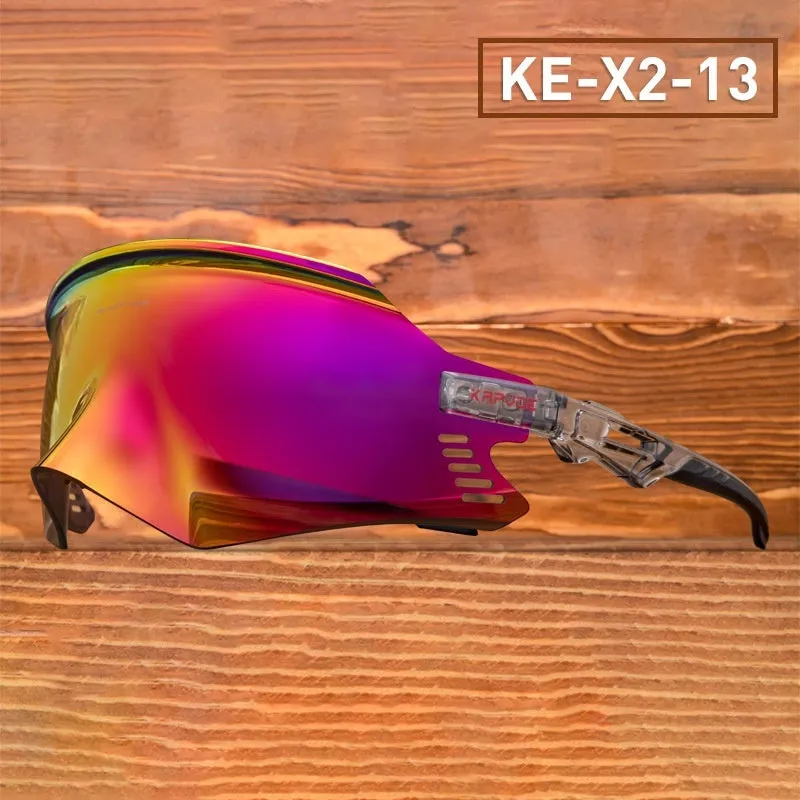 TR90 frameless sports sunglasses for riding and running, unisex design, KE-X2 series frame