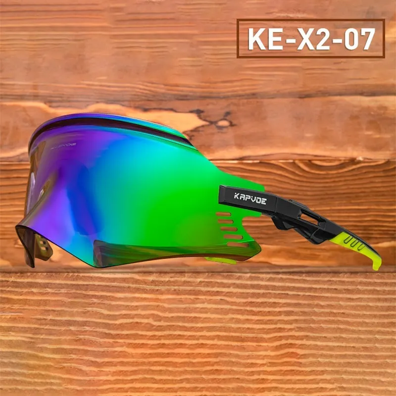 TR90 frameless sports sunglasses for riding and running, unisex design, KE-X2 series frame