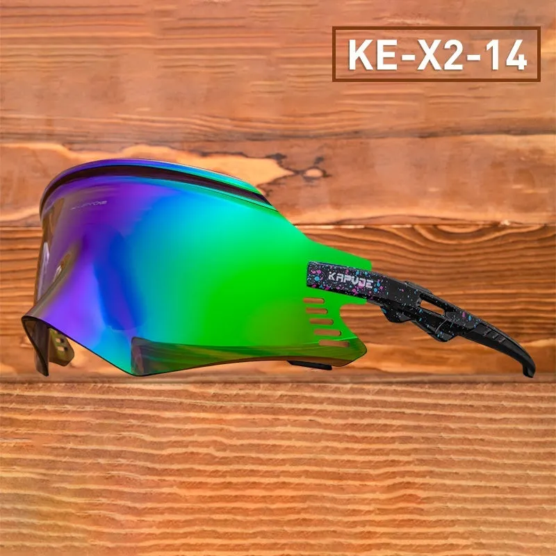 TR90 frameless sports sunglasses for riding and running, unisex design, KE-X2 series frame