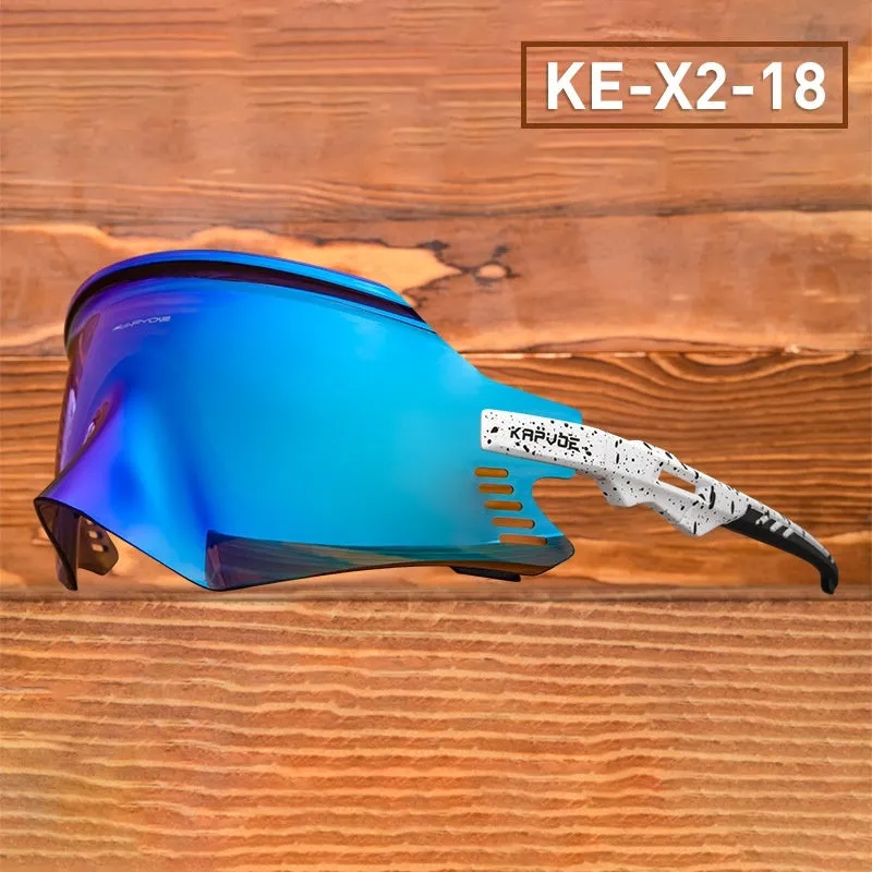 TR90 frameless sports sunglasses for riding and running, unisex design, KE-X2 series frame