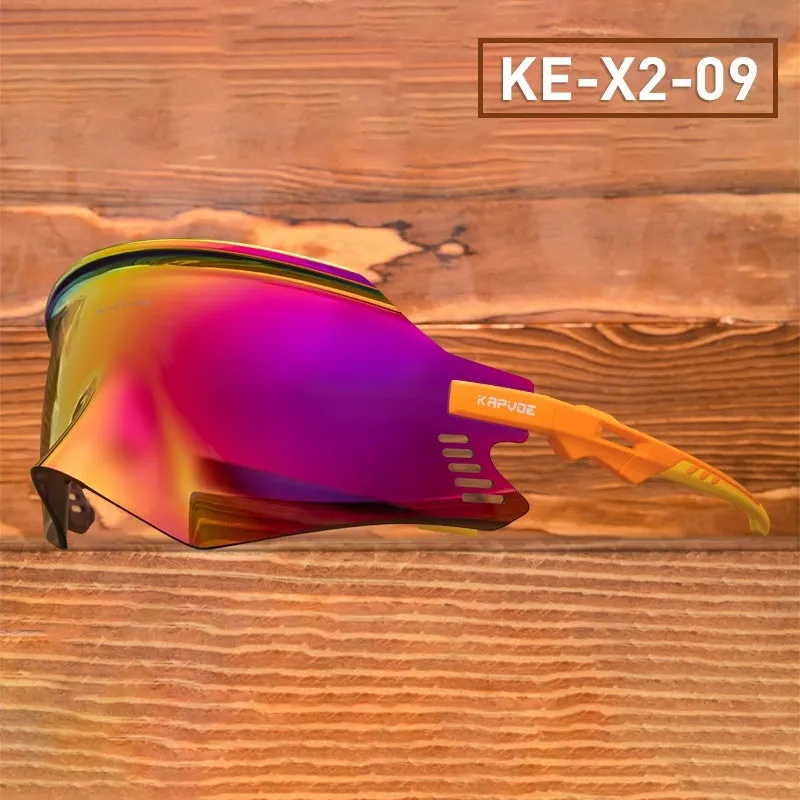 TR90 frameless sports sunglasses for riding and running, unisex design, KE-X2 series frame