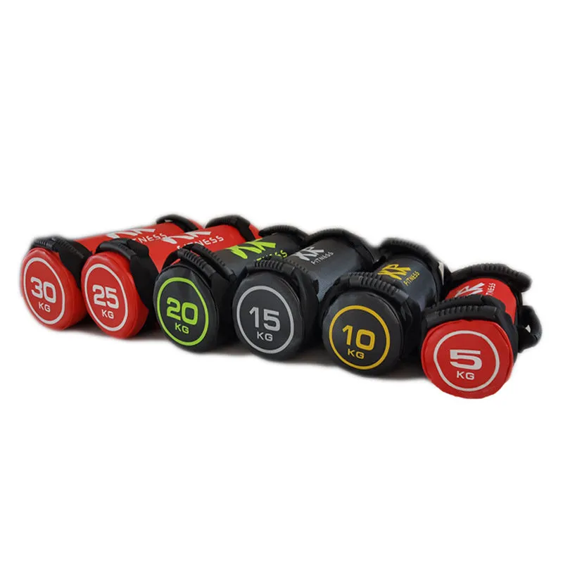 Vigor Red and Cool Black weightlifting sandbags empty shells for strength training and squats