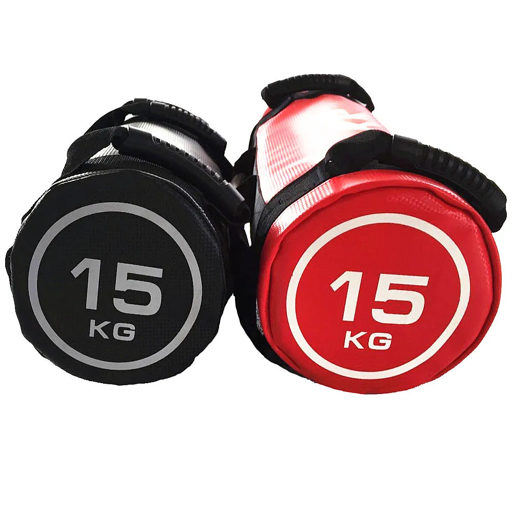 Vigor Red and Cool Black weightlifting sandbags empty shells for strength training and squats