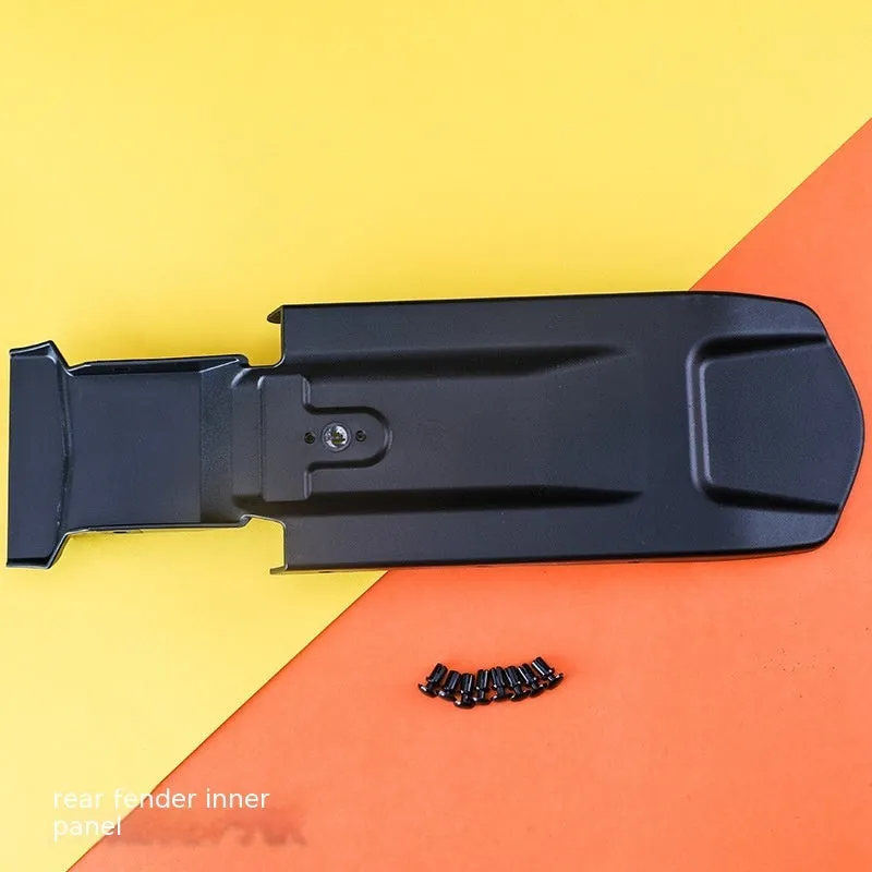 Carbon fibre tail mudguard for Light Bee electric off-road bicycle with lengthened design and inner plate