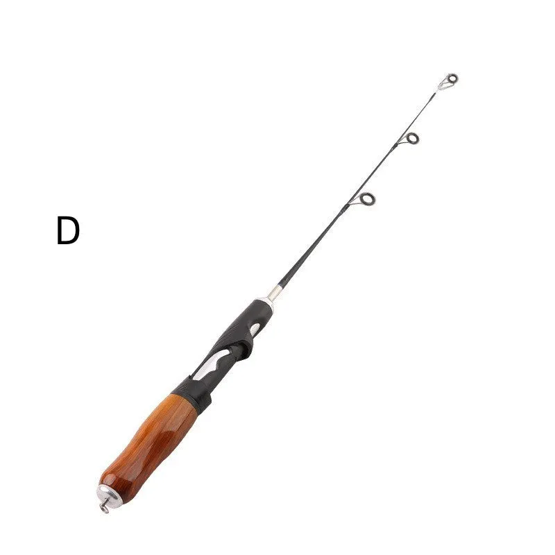 FRP ice fishing pole with straight handle, 30cm length, colour A, for outdoor use