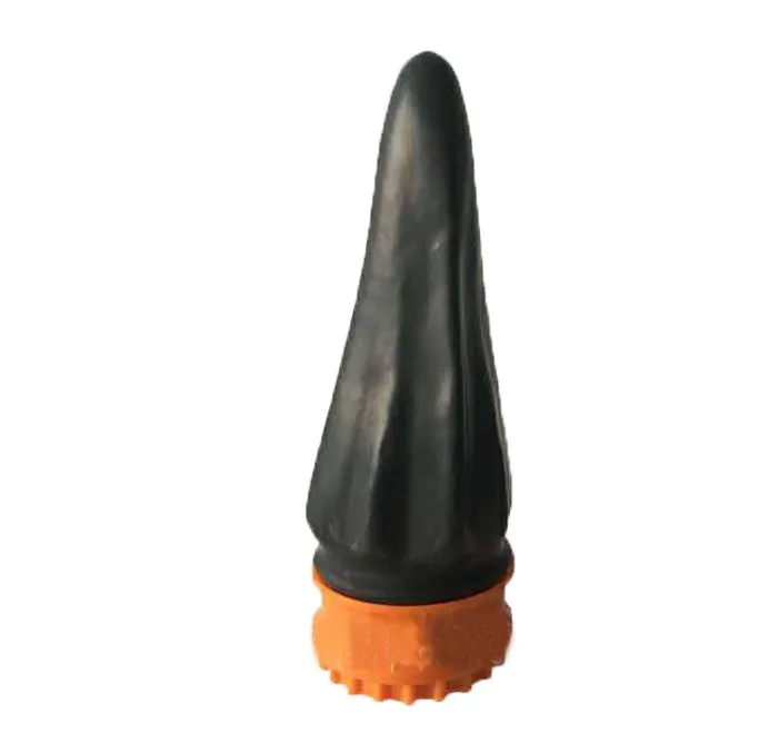 Pocket slingshot toy with latex cover, 60mm outer ring, in black colour option
