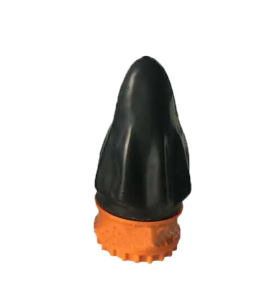 Pocket slingshot toy with latex cover, 60mm outer ring, in black colour option