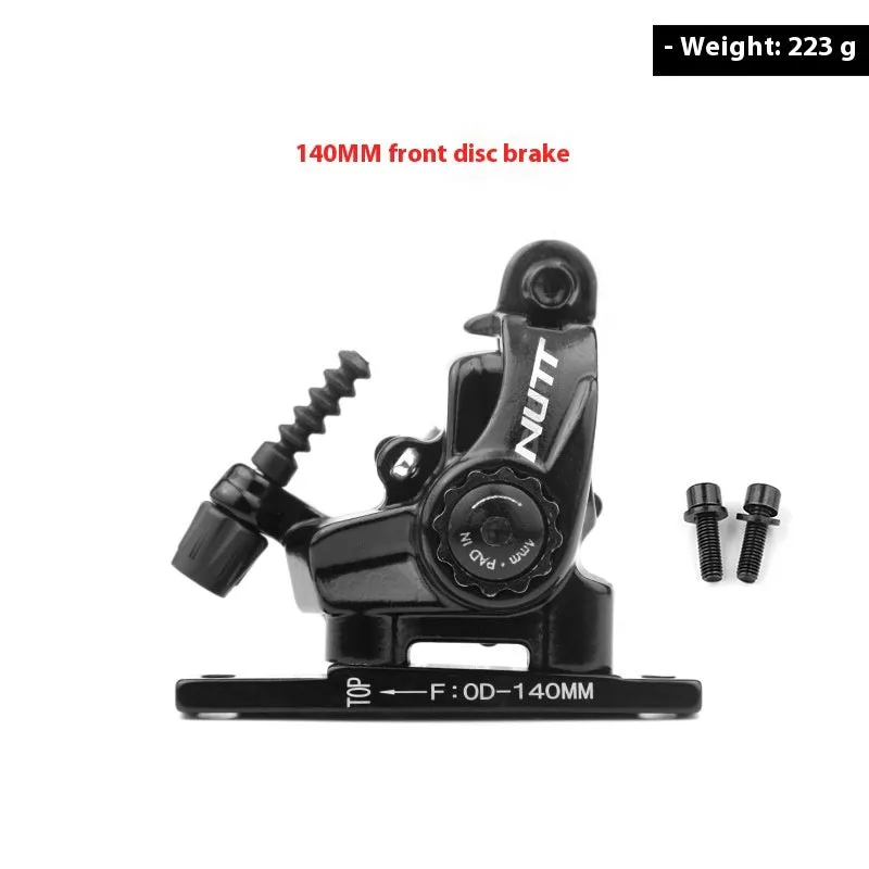Road bike disc brake metal flat double-acting pull clip device 140mm or 160mm disc diameter