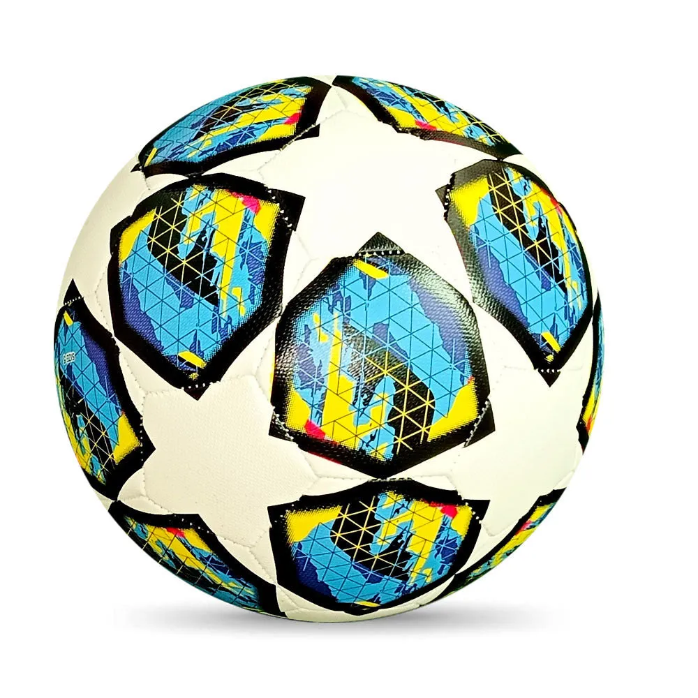 Winding yarn rubber lining football Size 5 in Red Star colour