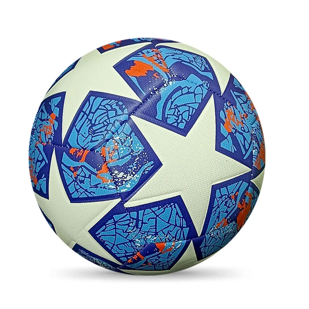 Winding yarn rubber lining football Size 5 in Red Star colour