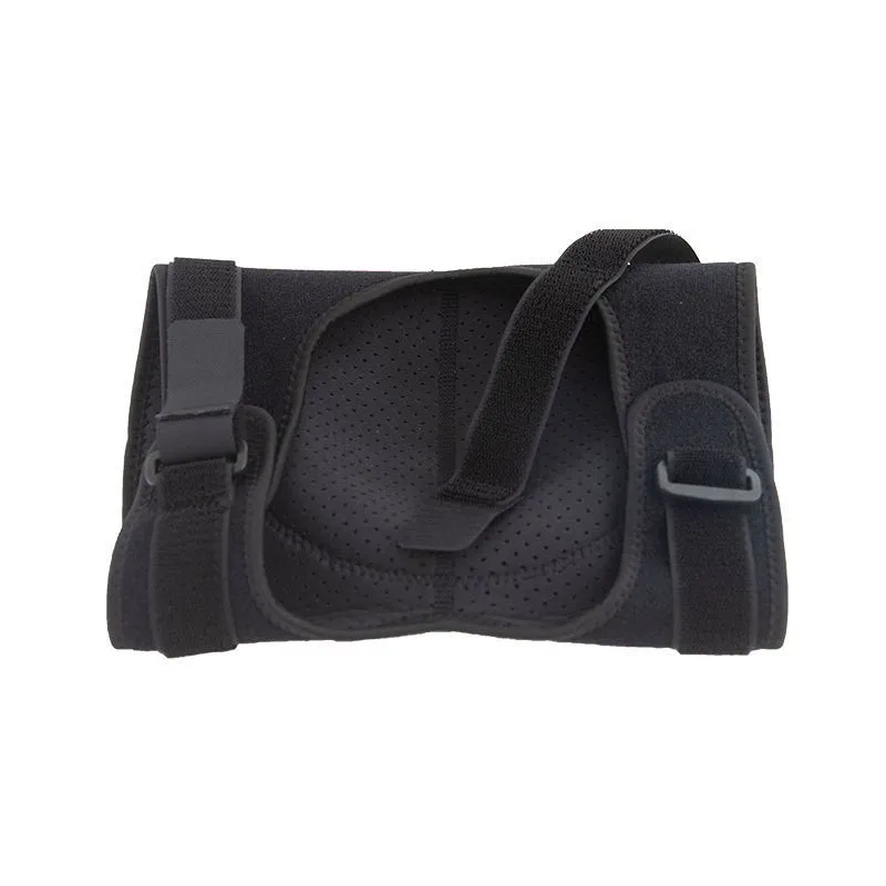 Black non-slip knee pad made of nylon and EVA for basketball running and fitness