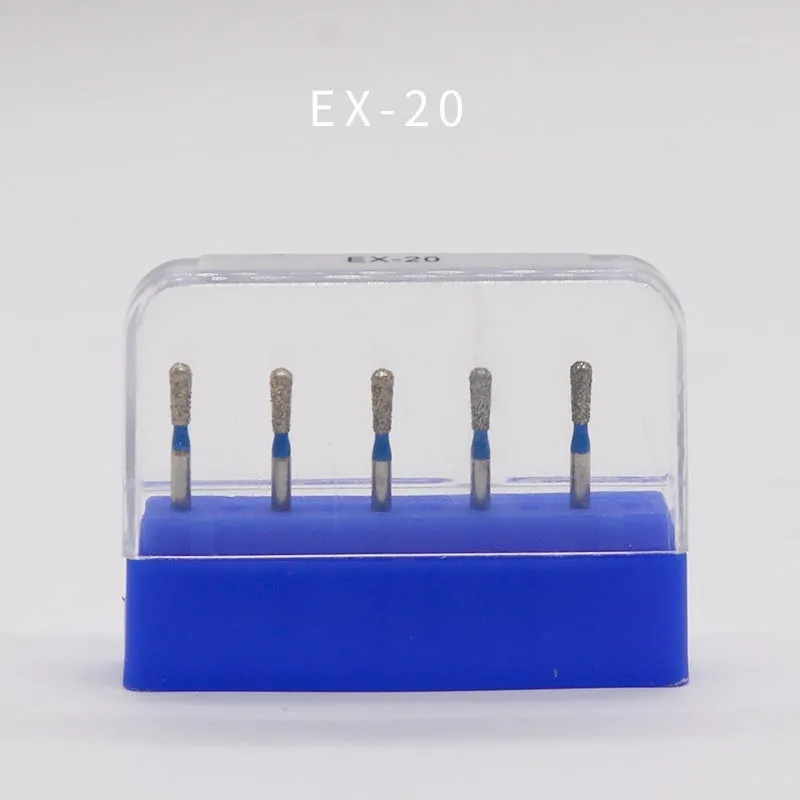 High-speed silicate carbide emery car needle burr for exhaust port grinding, 5x4x1 cm, single replacement bit