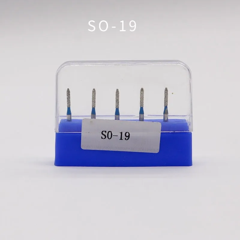 High-speed silicate carbide emery car needle burr for exhaust port grinding, 5x4x1 cm, single replacement bit
