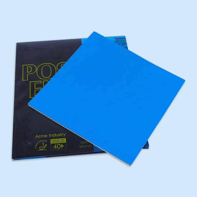 High Elasticity Table Tennis Racket Rubber with Inner Sponge Astringency Surface for Recreational and Training Play in Blue, Green, Pink, or Purple Single Sheet