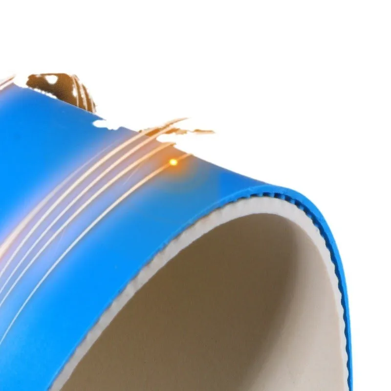 High Elasticity Table Tennis Racket Rubber with Inner Sponge Astringency Surface for Recreational and Training Play in Blue, Green, Pink, or Purple Single Sheet