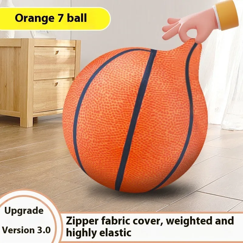 Silent basketball soft plastic indoor sports ball for children aged 0-3 years