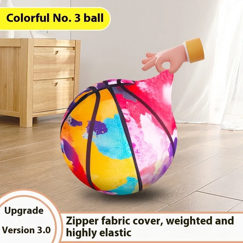 Silent basketball soft plastic indoor sports ball for children aged 0-3 years