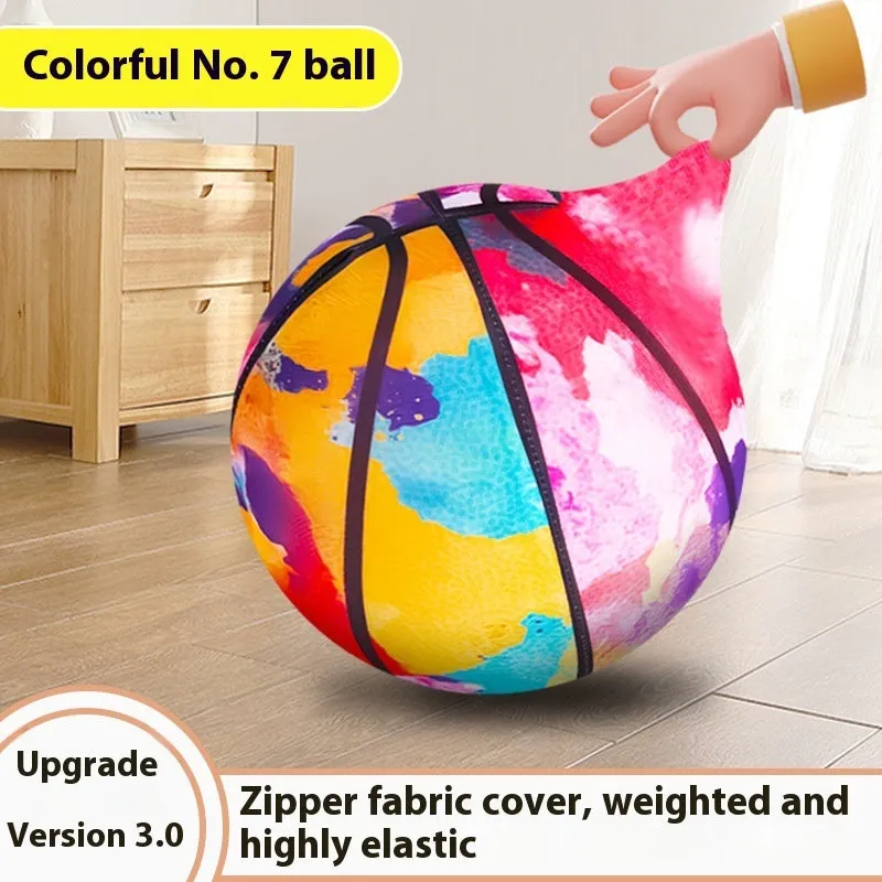 Silent basketball soft plastic indoor sports ball for children aged 0-3 years