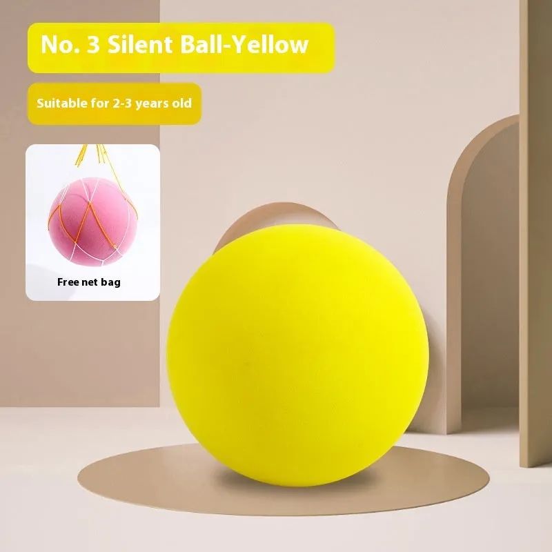 Silent basketball soft plastic indoor sports ball for children aged 0-3 years