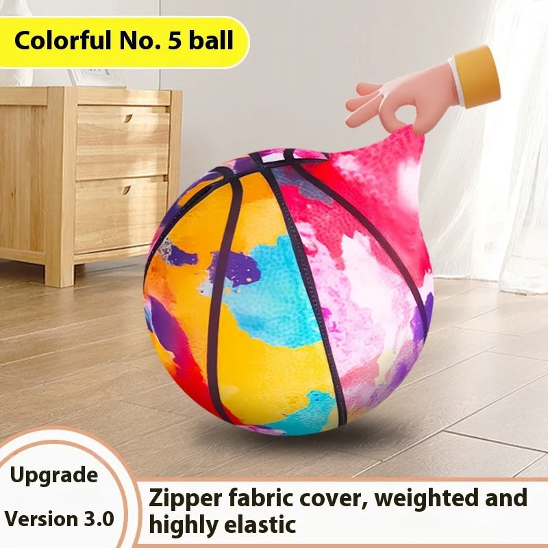 Silent basketball soft plastic indoor sports ball for children aged 0-3 years