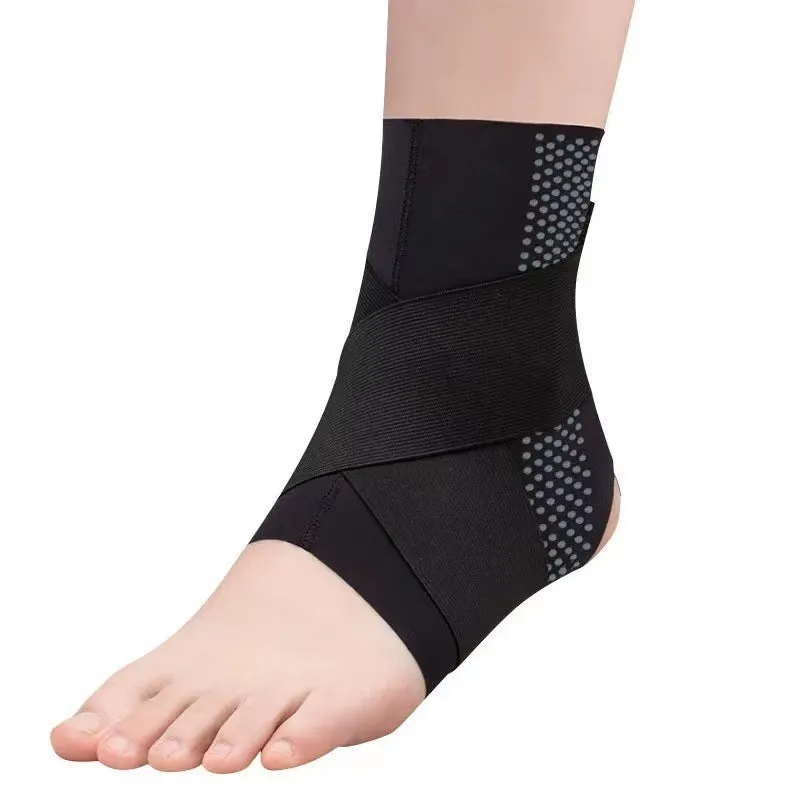 Adult ankle support brace in Lycra cloth for sports protection and rehabilitation