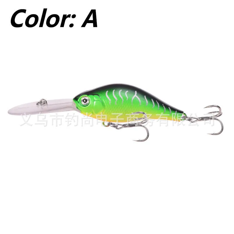 Little Fat Man deep diving mino fishing lure, 10.5cm long and 15g weight, shown in colour option A.