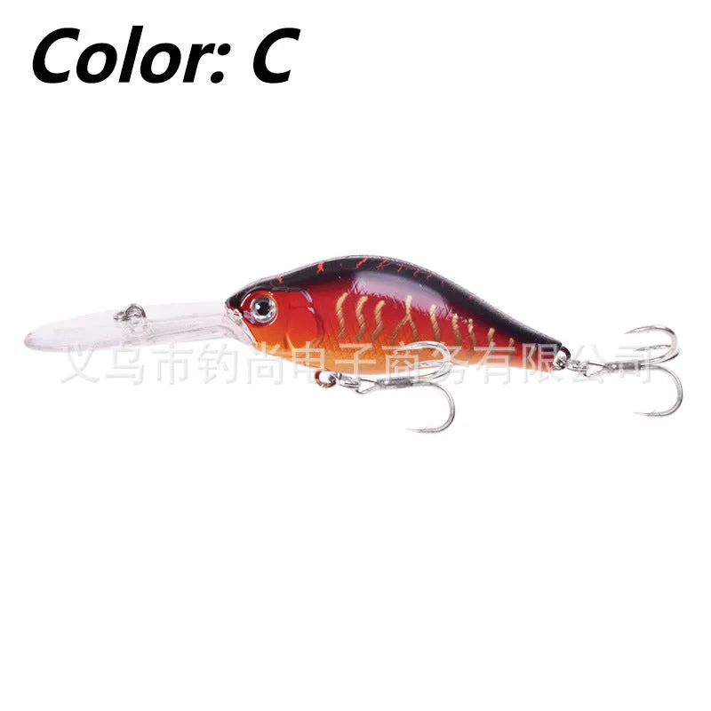 Little Fat Man deep diving mino fishing lure, 10.5cm long and 15g weight, shown in colour option A.