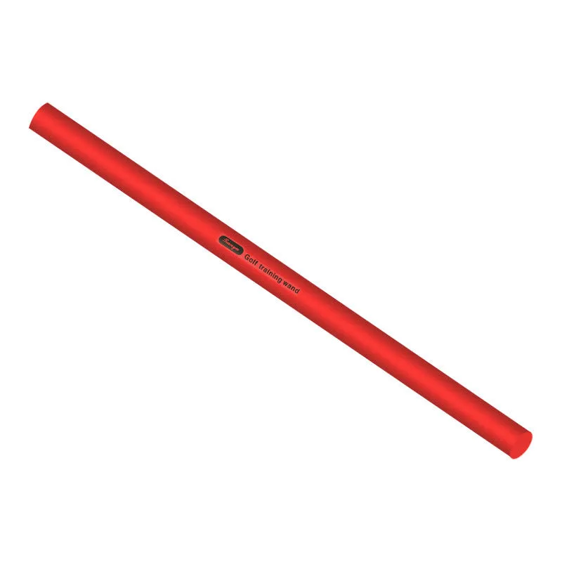 Golf swing practice stick made of high density foam in yellow, blue and red options