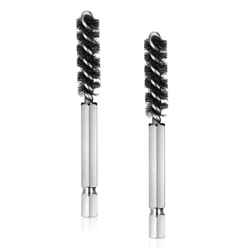 Golf club groove brush with six angle rod design, compact portable cleaning tool for irons and wedges